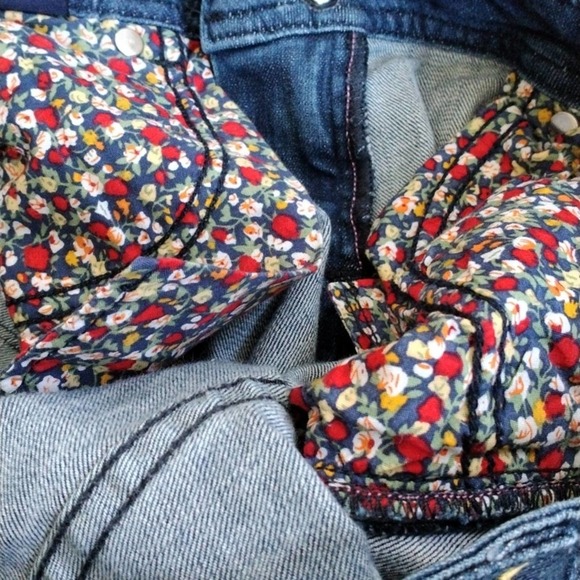 Vigoss THE DUBLIN SKINNY Jeans Size 9/10 Dark Blue OMBRE Fade - Picture 10 of 12